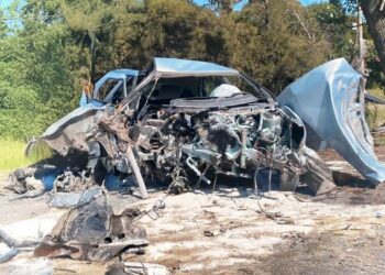 Automovilista grave tras un violento choque en ruta 191