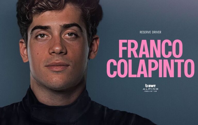 Como adelantamos, se confirmó el pase de Colapinto a Alpine