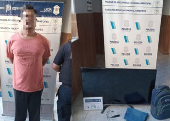 VIDEO. Allanamiento y detención por un robo en Arrecifes