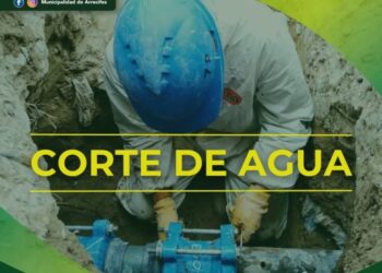 Corte de agua por rotura de caño