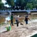 Se limpia el Balneario tras la crecida del río