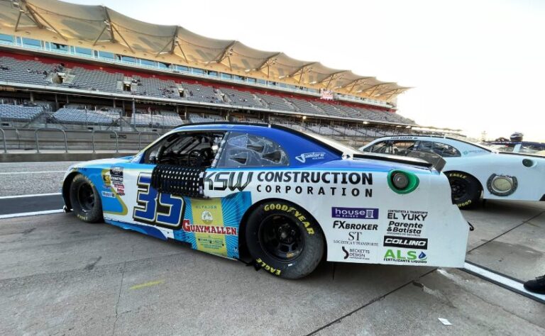 Balta Leguizamón larga su primera carrera en la NASCAR Xfinity