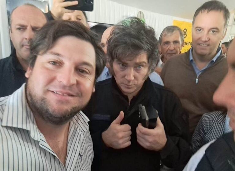 Domingo, con el presidente Milei en la ExpoAgro