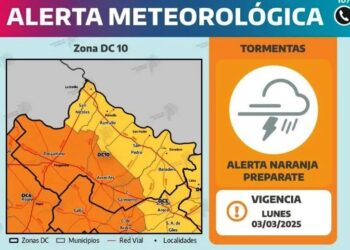 Refuerzan el alerta por tormentas e intensas lluvias