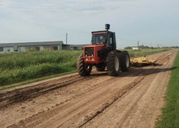 Mejoras en caminos rurales tras las lluvias