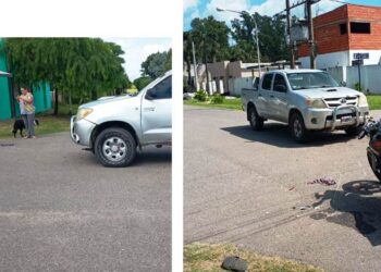 Motociclista sufre lesiones graves en un choque