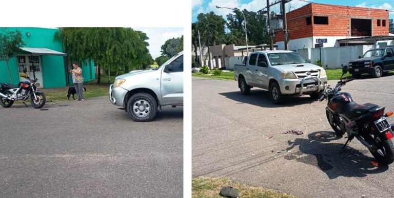 Motociclista sufre lesiones graves en un choque