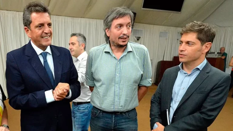 Máximo Kirchner, Kicillof y Massa se reunieron para evitar dividirse
