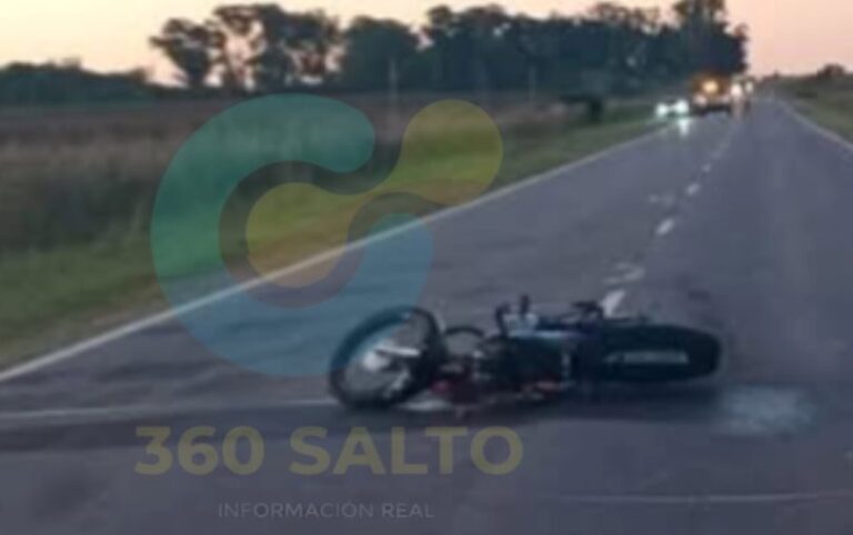 Trágico choque entre motos en ruta 191: un fallecido