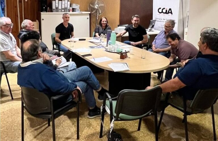 Bacaicoa fue reelecto presidente de la Cámara de Comercio