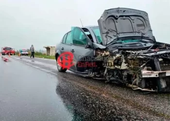 Violento accidente con un pergaminense involucrado