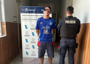 Detenido por daño y amenazas