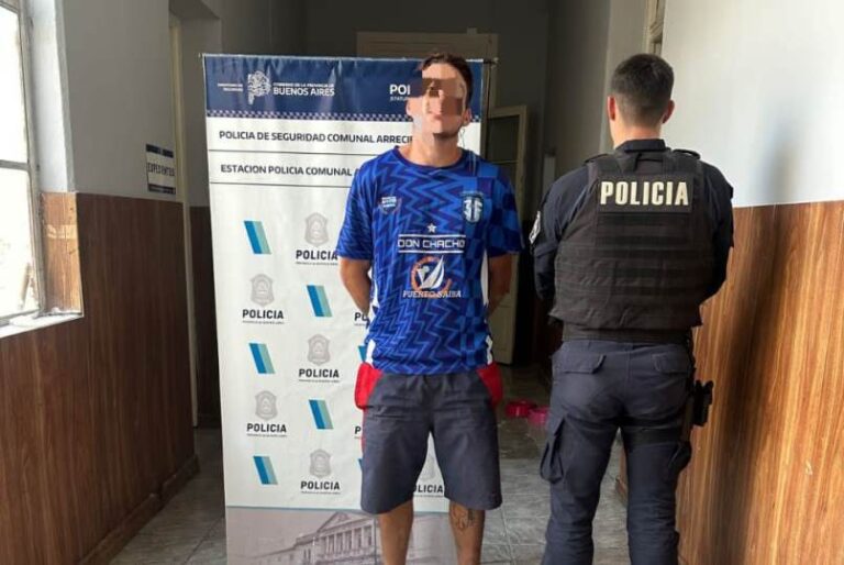 Detenido por daño y amenazas