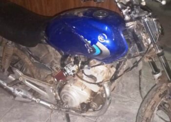 Encontraron una moto robada pero el ladrón pudo escapar