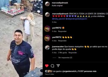 Donación de Bahía Blanca a Arrecifes por la ayuda recibida de Marcos Di Palma