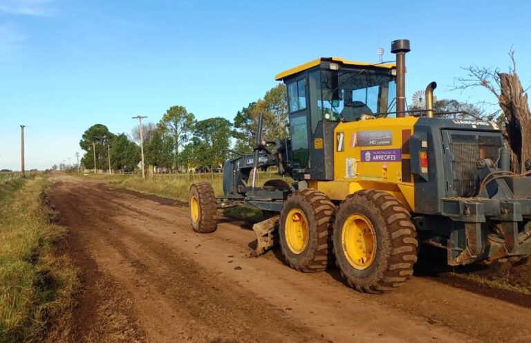 Trabajos de recuperación de caminos rurales