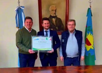 Bouvier recibió al cónsul general de Italia en Rosario