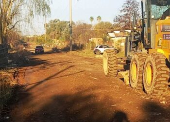Empezaron a arreglar la Avenida Lavalle tras la inundación