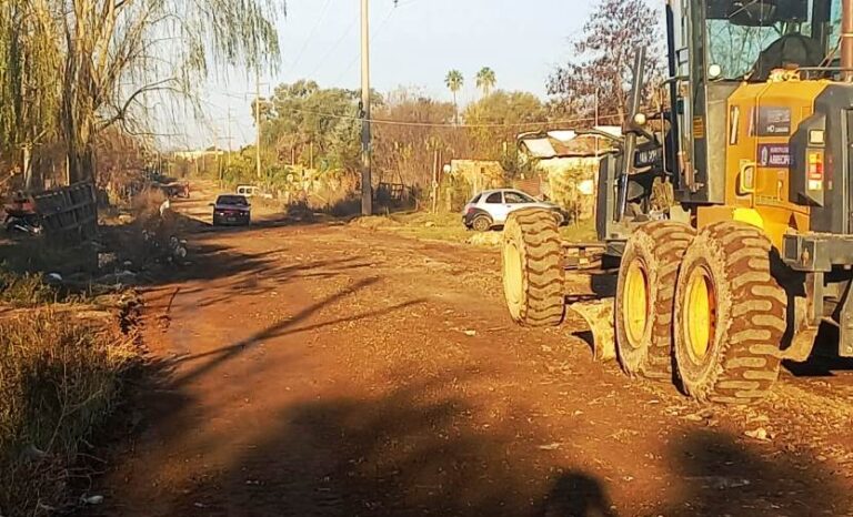 Empezaron a arreglar la Avenida Lavalle tras la inundación