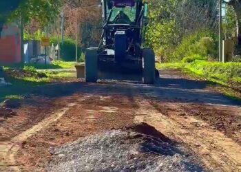 Trabajos en calles y accesos de Todd