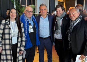 Arrecifeños con Milei en el Congreso de la Libertad Bonaerense