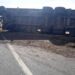 Vuelco de un camión de Arrecifes en ruta 51