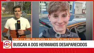 Buscan a los hermanos misteriosamente desaparecidos en Pilar