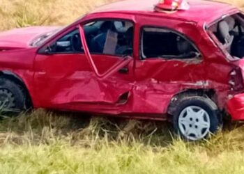 Accidente en ruta 51 con cuatro heridos