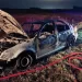 Se le incendió el auto en la ruta