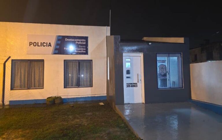 Sorpresa: reinauguraron en secreto el Destacamento Policial de La Cumbre