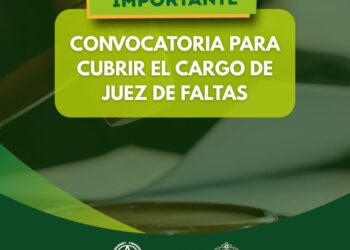 Convocatoria para cubrir el cargo de Juez de Faltas en Arrecifes