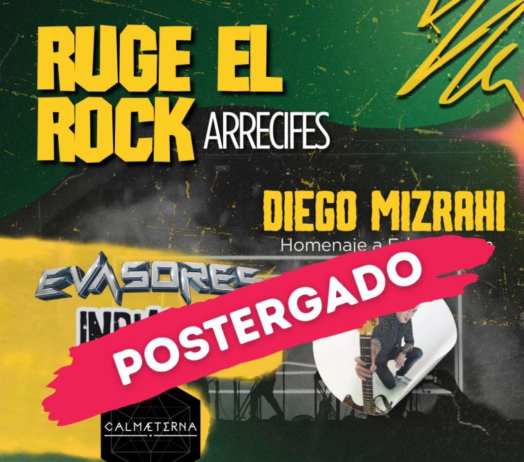 Suspendieron el festival de rock por anuncio de lluvias