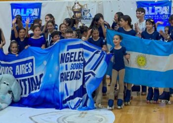 Patinadoras arrecifeñas la rompieron en Misiones