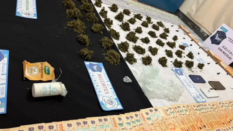 La DDI San Nicolás desbarata importantes ventas de drogas en Arrecifes