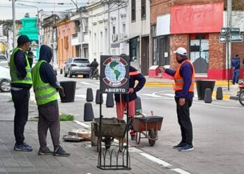 Volvieron a trabajar en el “embellecimiento” de la Ricardo Gutiérrez