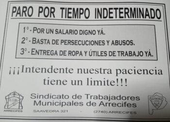 El Sindicato de Trabajadores Municipales notificó los motivos del paro