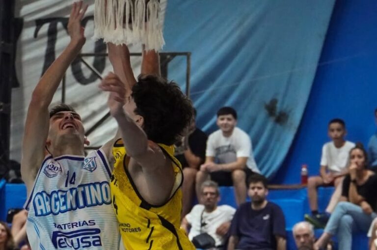 Básquet: Argentino picó en punta en la final