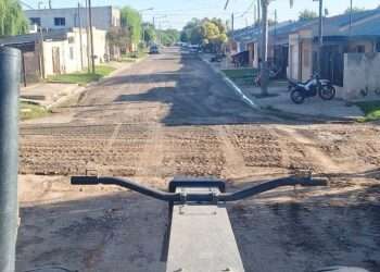 Trabajos de mantenimiento en barrios de Arrecifes