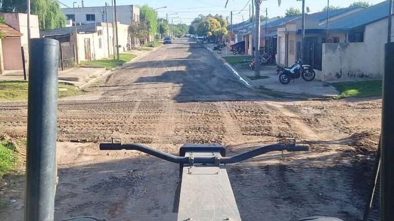 Trabajos de mantenimiento en barrios de Arrecifes