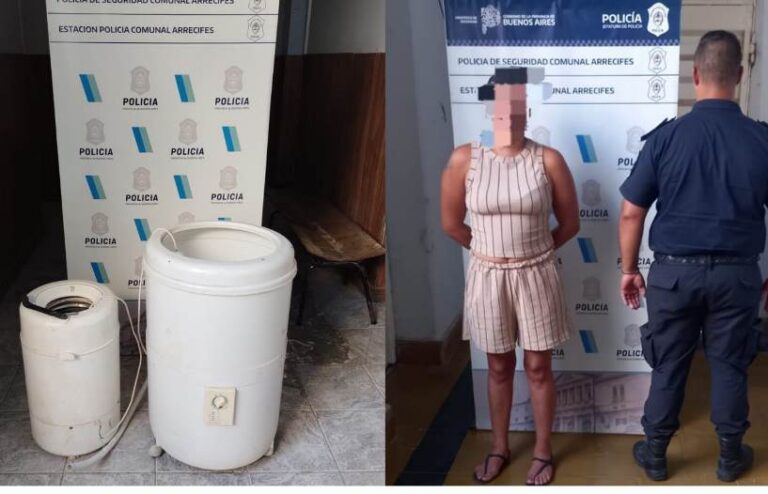 Robaron un lavarropas y un secarropas en Villa Sanguinetti: una mujer aprehendida