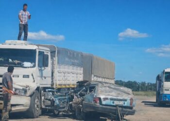 Terrible accidente en la zona rural