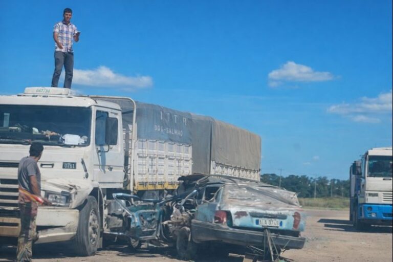 Terrible accidente en la zona rural