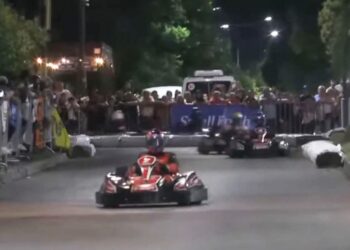 Fiesta del automovilismo: los pilotos zonales no se perdonaron en la carrera de kartings