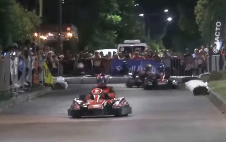 Fiesta del automovilismo: los pilotos zonales no se perdonaron en la carrera de kartings