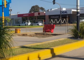 Fiesta del Automovilismo: reparan la Av. Merlassino para la carrera de karting