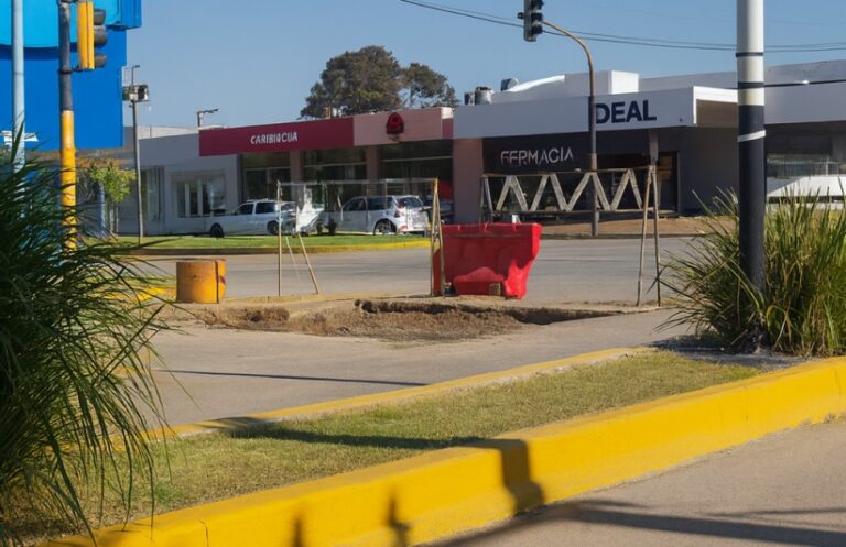 Fiesta del Automovilismo: reparan la Av. Merlassino para la carrera de karting