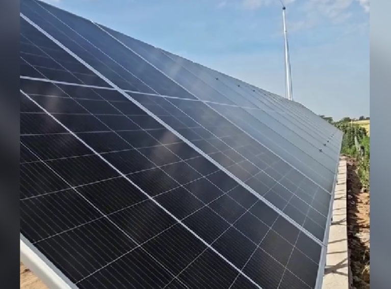 Colón inaugura una estación de bombeo de agua con energía solar
