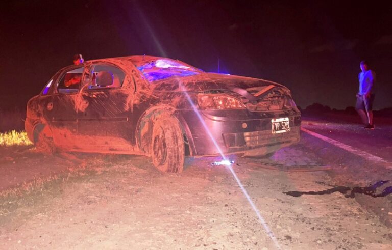 Arrecifeño herido en un vuelco en ruta 8