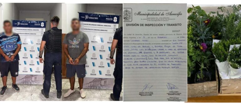 Detuvieron a dos vendedores de plantines y perfumes