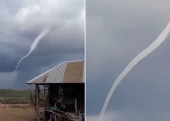 Un tornado sorprendió a santafesinos cerca de Arrecifes